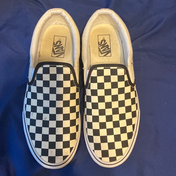 checkered vans size 10